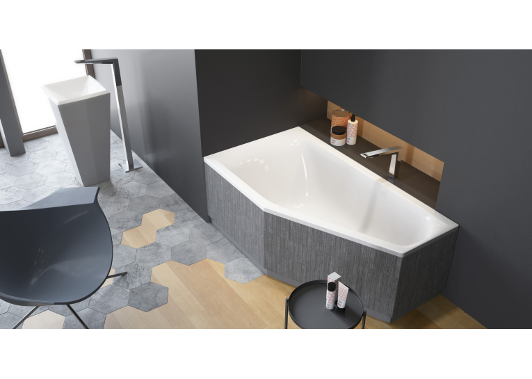 Ванна акриловая RADAWAY NOELIA 165x90L (WA1-49-165x090L) + ножки (NWE-68)