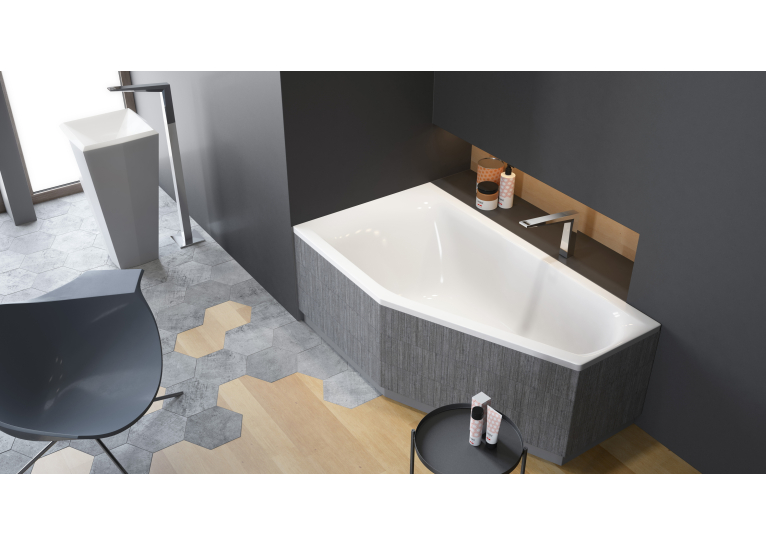 Ванна акрилова RADAWAY NOELIA 165x90L (WA1-49-165x090L) + ніжки (NWE-68)