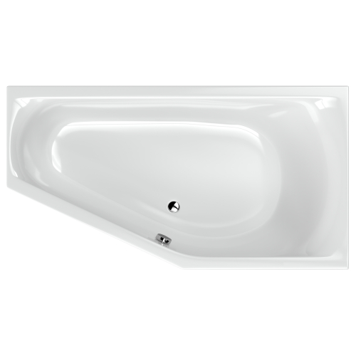 Ванна акриловая RADAWAY NOELIA 165x90P (WA1-49-165x090P) + ножки (NWE-68) + сифон R135L