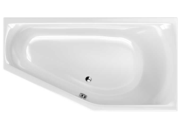 Ванна акрилова RADAWAY NOELIA 165x90P (WA1-49-165x090P) + ніжки (NWE-68) + сифон R135L
