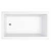Ванна акрилова прямокутна Radaway Linda 100x70 з ніжками + сифон WA1-63-100x070S