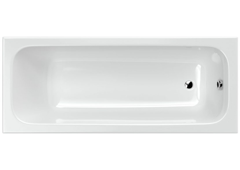 Ванна акриловая RADAWAY MIA 140x70 (WA1-50-140x070S) + ножки (NWE-68) + сифон R135L