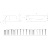 Ванна акрилова RADAWAY MIA 160x70 (WA1-50-160x070S) + ніжки (NWE-68) + сифон R135L