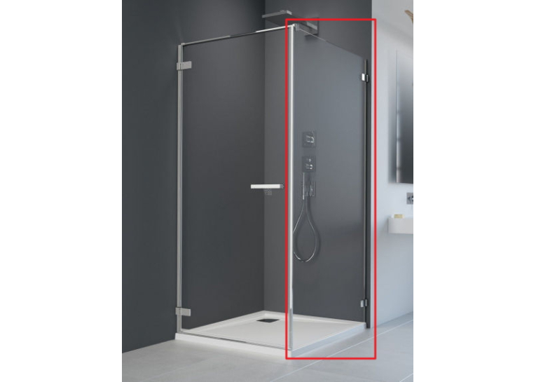 Бічна стінка Radaway Arta S1 900x2000 хром/прозоре скло 386021-03-01