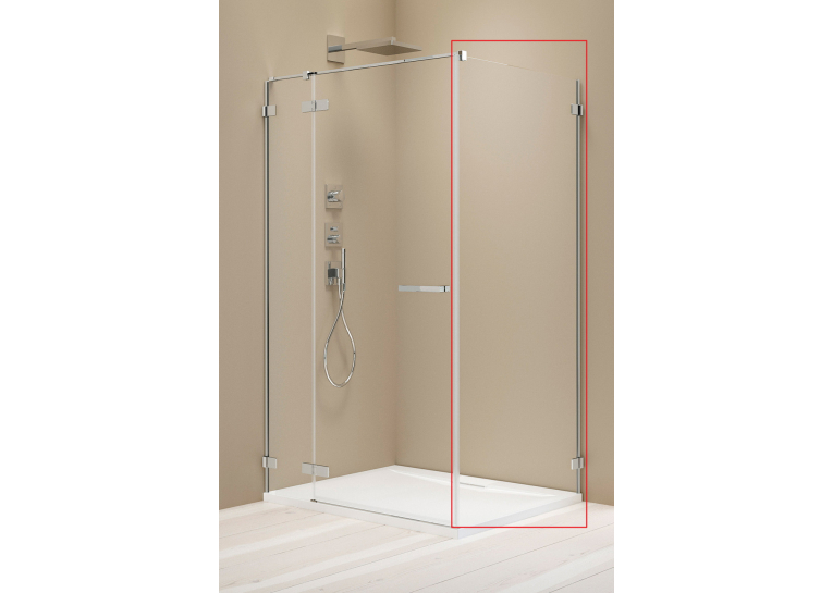  Бічна стінка Radaway Arta S1 1000x2000 хром/прозоре скло 386022-03-01