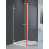 Бічна стінка Radaway Arta S1 1200x2000 хром/прозоре скло 386024-03-01