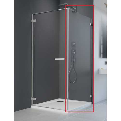 Бічна стінка Radaway Arta S1 1200x2000 хром/прозоре скло 386024-03-01