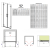 Душові двері RADAWAY Arta DWD 100 386032-03-01L + 386032-03-01R