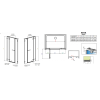 Душові двері RADAWAY Arta DWJS 130 386455-03-01R +386122-03-01R