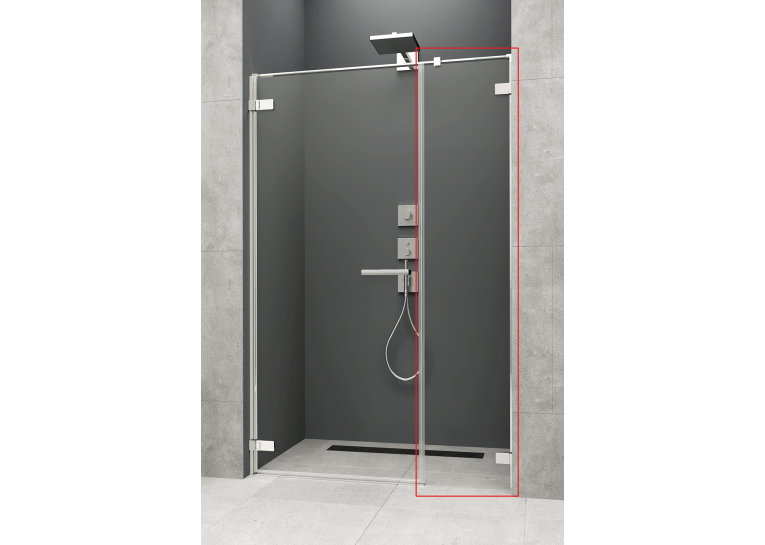  Бічна стінка Radaway Arta DWS 515Lx2000 хром/прозоре скло 386095-03-01L
