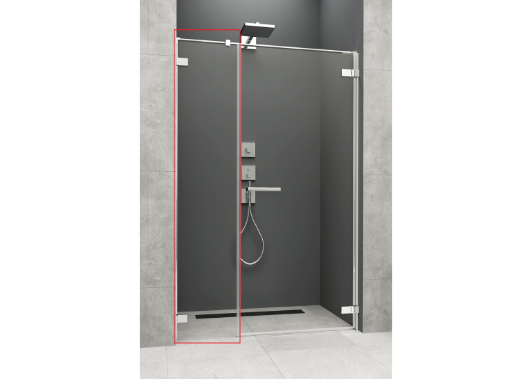  Бічна стінка Radaway Arta DWS 515Rx2000 хром/прозоре скло 386095-03-01R