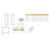 Душові двері RADAWAY Arta DWS 120 386828-03-01L + 386091-03-01L