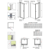 Душевая кабина RADAWAY Eos II KDJ (90x90) 3799421-01R + 3799431-01L