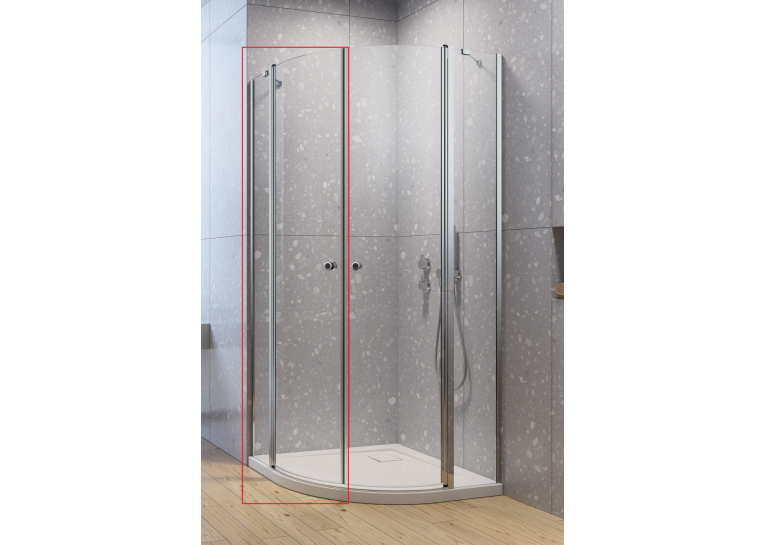  Душові двері Radaway Eos PDD II 900Lx1950 хром/прозоре скло 13799471-01L