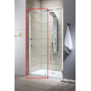  Душові двері RADAWAY Espera 595Rx2000 хром/прозоре скло 380595-01R