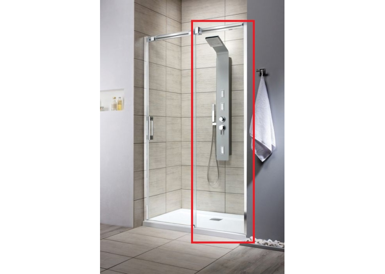 Бічна стінка Radaway Espera DWJ 550Rx2000 хром/прозоре скло 380212-01R