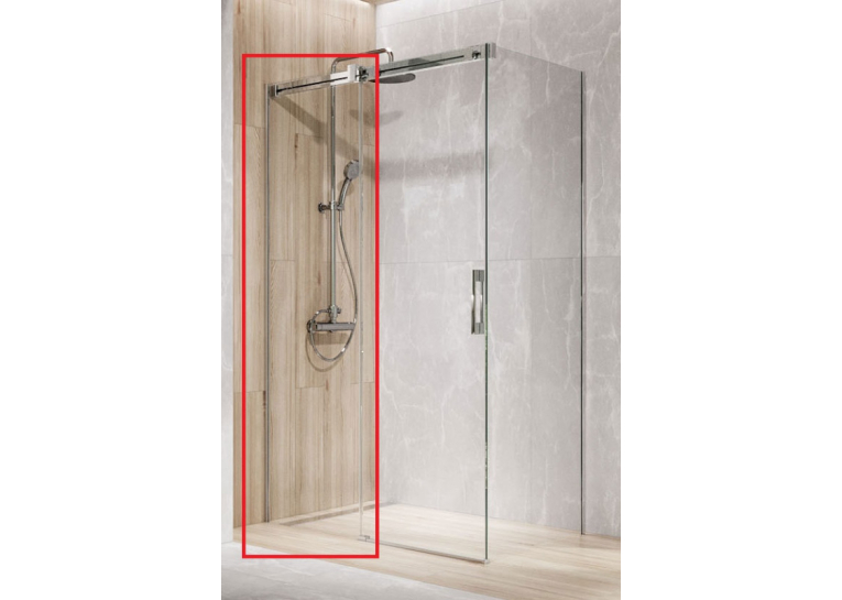  Бічна стінка Radaway Espera Pro KDJ 440Lx2000 хром/прозоре скло 10092100-01-01L