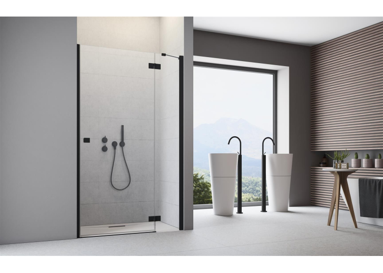 Душові двері RADAWAY Essenza New Black DWJ 100, ліва 385014-54-01L