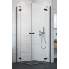 Душова кабіна RADAWAY Essenza New Black KDD (80/100) 385061-54-01L + 385062-54-01R