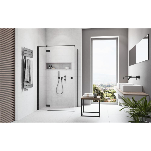 Душова кабіна RADAWAY Essenza New Black KDJ (90/110) 385044-54-01L + 384053-54-01