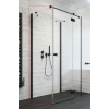 Душова стінка RADAWAY Essenza New Black KDJ/KDJ+S 900x2000 чорний/прозоре скло 384050-54-01