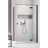  Душова стінка RADAWAY Essenza New Black KDJ/KDJ+S 1100x2000 чорний/прозоре скло 384053-54-01