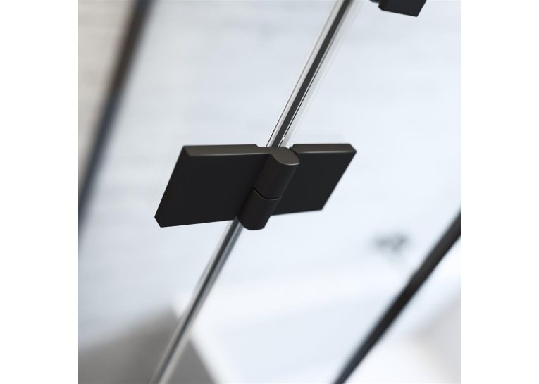  Душові двері RADAWAY Essenza New Black KDJ 1200Lx2000 чорний/прозоре скло 385042-54-01L