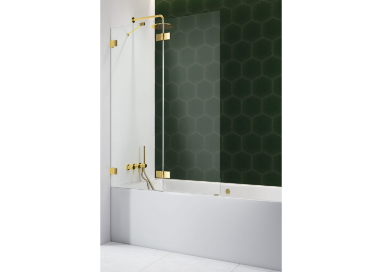 Шторка для ванны RADAWAY Essenza Pro Gold PND II 100 left, 10102100-09-01L
