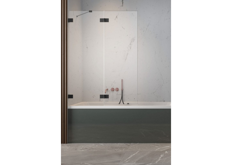 Шторка для ванни RADAWAY Essenza Black PND II 100 left, 10102100-54-01L