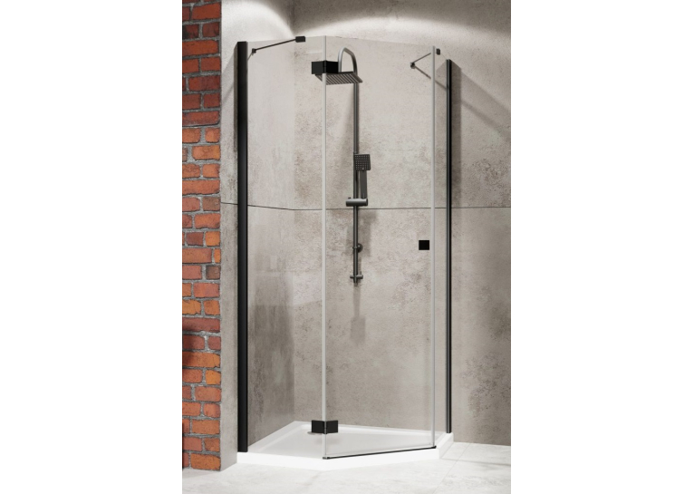 Душова кабіна RADAWAY Essenza New Black PTJ (100/100) 385010-54-01L + 385051-54-01