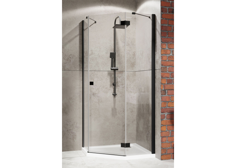 Душова кабіна RADAWAY Essenza New Black PTJ (90/90) 385010-54-01R + 385050-54-01