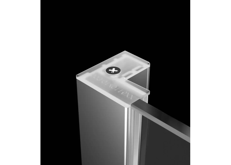 Шторка для ванны RADAWAY Essenza New Black PND II 120, 10002120-01-01R