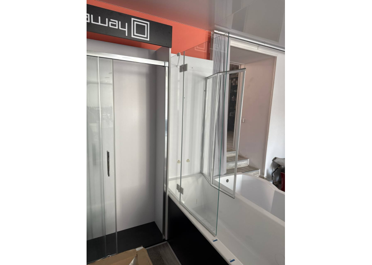 Шторка на ванну Radaway Essenza Pro White PND II 120 ліва, 10102120-04-01L (виставковий зразок)