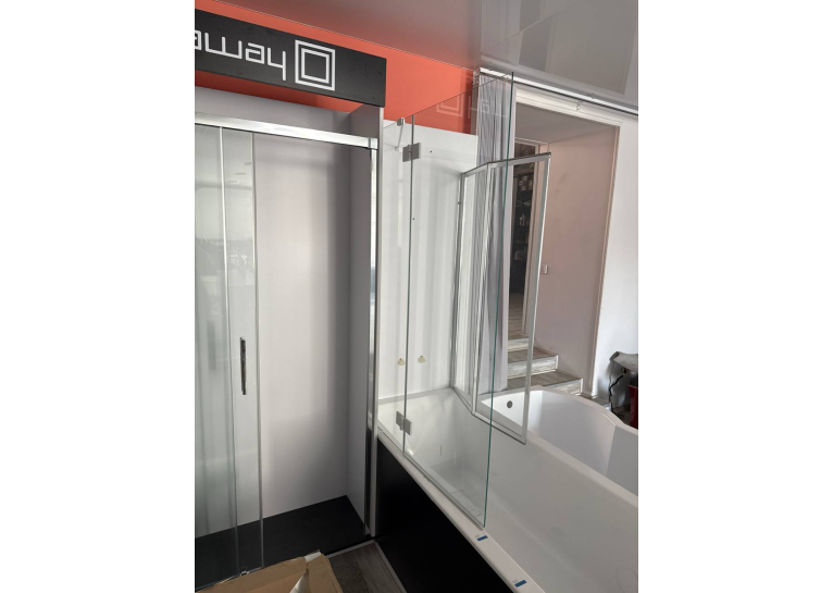 Шторка на ванну Radaway Essenza Pro White PND II 120 ліва, 10102120-04-01L (виставковий зразок)