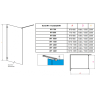 Перегородка для душу RADAWAY Walk-in Euphoria V (110) 383113-01-01