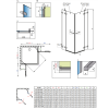 Душевая кабина RADAWAY Euphoria KDD (90/90) 383060-01L + 383060-01R