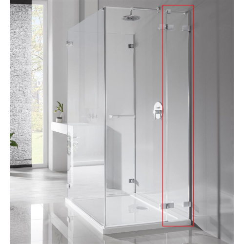 Душова стінка Radaway Euphoria KDJ 343Rx2000 хром/прозоре скло 383240-01R