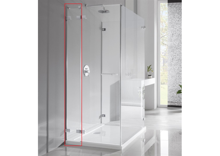  Душова стінка Radaway Euphoria KDJ 243Lx2000 хром/прозоре скло 383241-01L