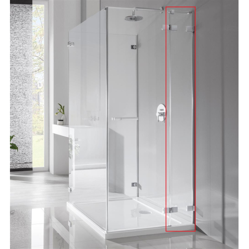 Душова стінка Radaway Euphoria KDJ 243Rx2000 хром/прозоре скло 383241-01R