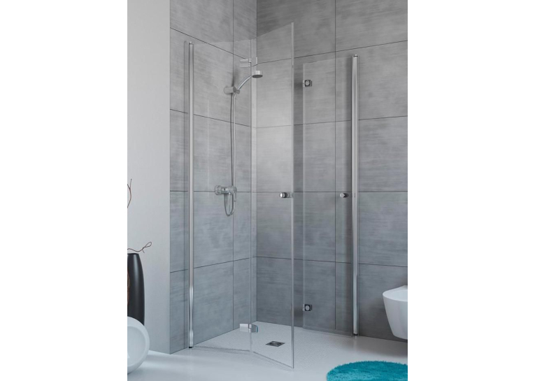 Душевая кабина RADAWAY Fuenta New KDD B (80/80) с порогом, 384070-01-01L + 384070-01-01R