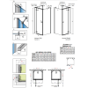 Душова кабіна RADAWAY Fuenta New KDJ+S (90/90) 384020-01-01L + 384050-01-01 + 384050-01-01