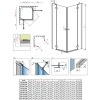 Душевая кабина RADAWAY Fuenta New KDD (100/100) 384062-01-01L + 384062-01-01R