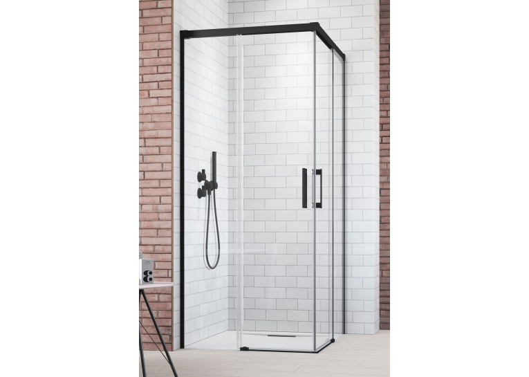 Душова кабіна RADAWAY Idea Black KDD (100/110) 387062-54-01L + 387063-54-01R