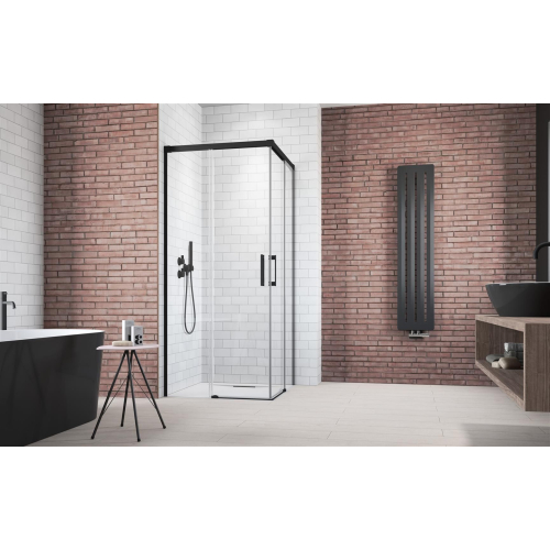 Душова кабіна RADAWAY Idea Black KDD (90/90) 387060-54-01L + 387060-54-01R