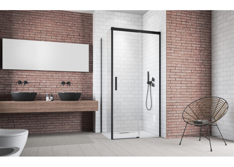 Душова кабіна RADAWAY Idea Black KDJ (150/100) 387045-54-01R + 387052-54-01L