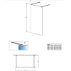 Перегородка для душу RADAWAY Walk-in Modo New I (150) 388154-01-01