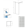Перегородка для душу RADAWAY Walk-in Modo New II (60) 389064-01-01