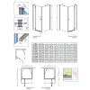 Душова кабіна RADAWAY Torrenta KDJ (100x80) 32242-01-01NL