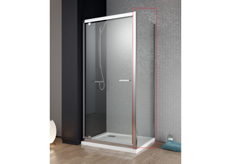  Бічна стінка Radaway Twist S 900x1900 хром/прозоре скло 382012-01