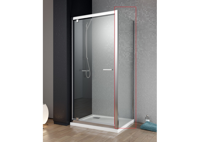  Бічна стінка Radaway Twist S 1000x1900 хром/прозоре скло 382013-01